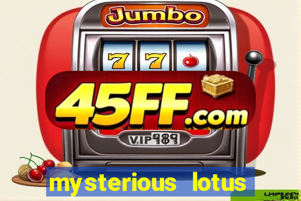 mysterious lotus casebook wei fansub